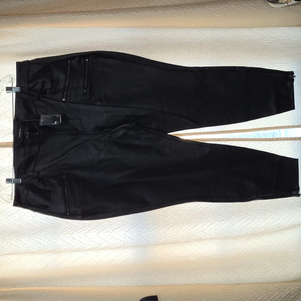 Torrid faux leather pants
